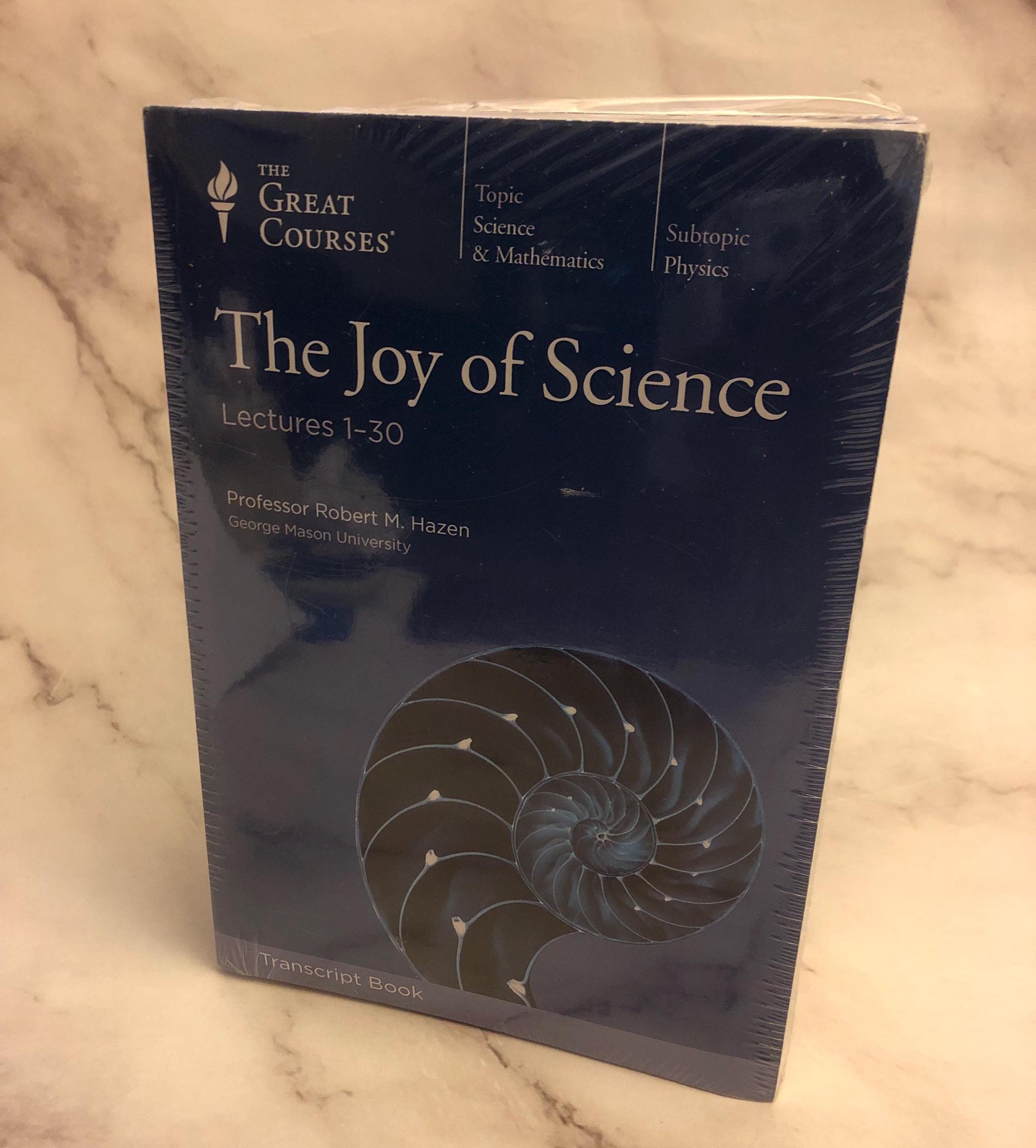 The Joy of Science book Professor Robert M. Hazen The Great Courses x2 books - (Ref x383)
