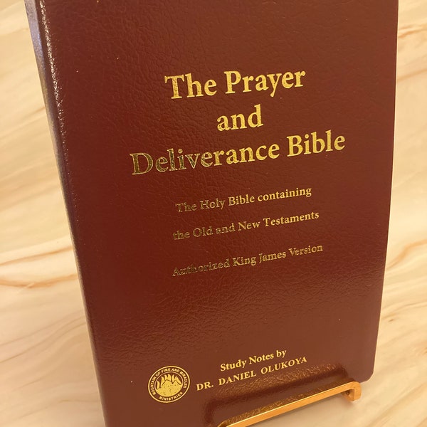 Bible de prière pour la délivrance (LSG) du Dr Daniel Olukoya, montagne de feu, onglet index Bible - (Réf x284)