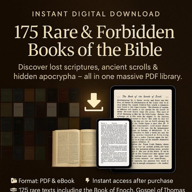 Forbiden Scripture Forbidden Books of the Bible PDF Collection – 170 Rare Apocrypha, Lost ...