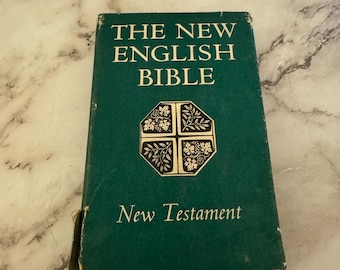 Vintage 1961 Neue Englische Bibel | Erste Ausgabe Neues Testamente von Oxford & Oxfordippisy Press | Grün Hardcover | Ref x547