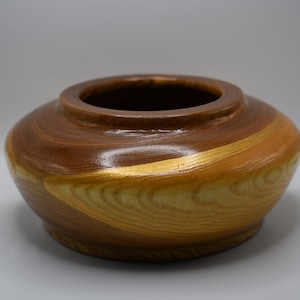 Beautiful Ash Turned Wood Bowl