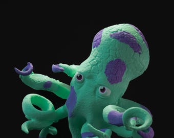 Portacepillos de dientes con forma de pulpo - Colgante