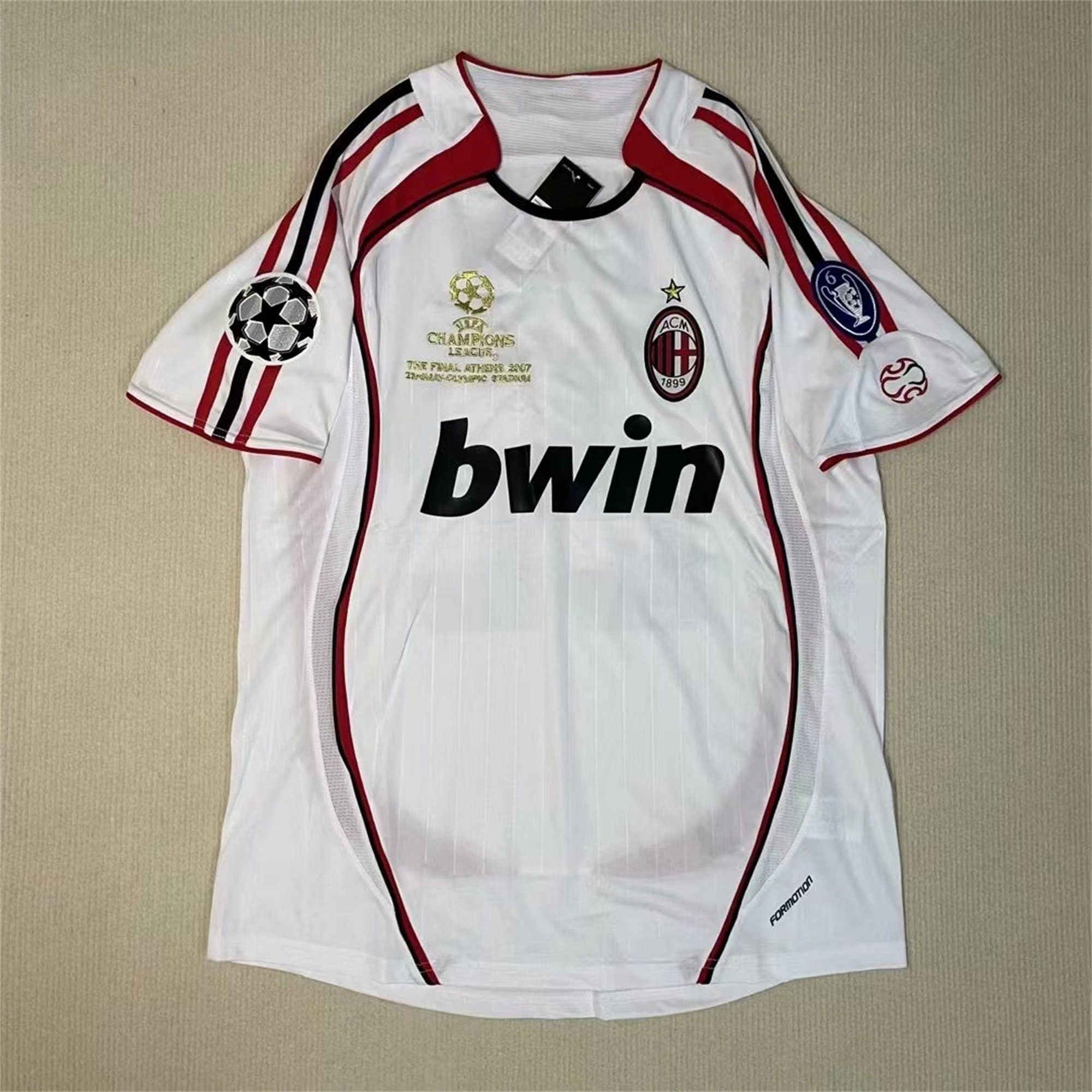 AC Milan 2007 Champions League Final Jersey Men Adult