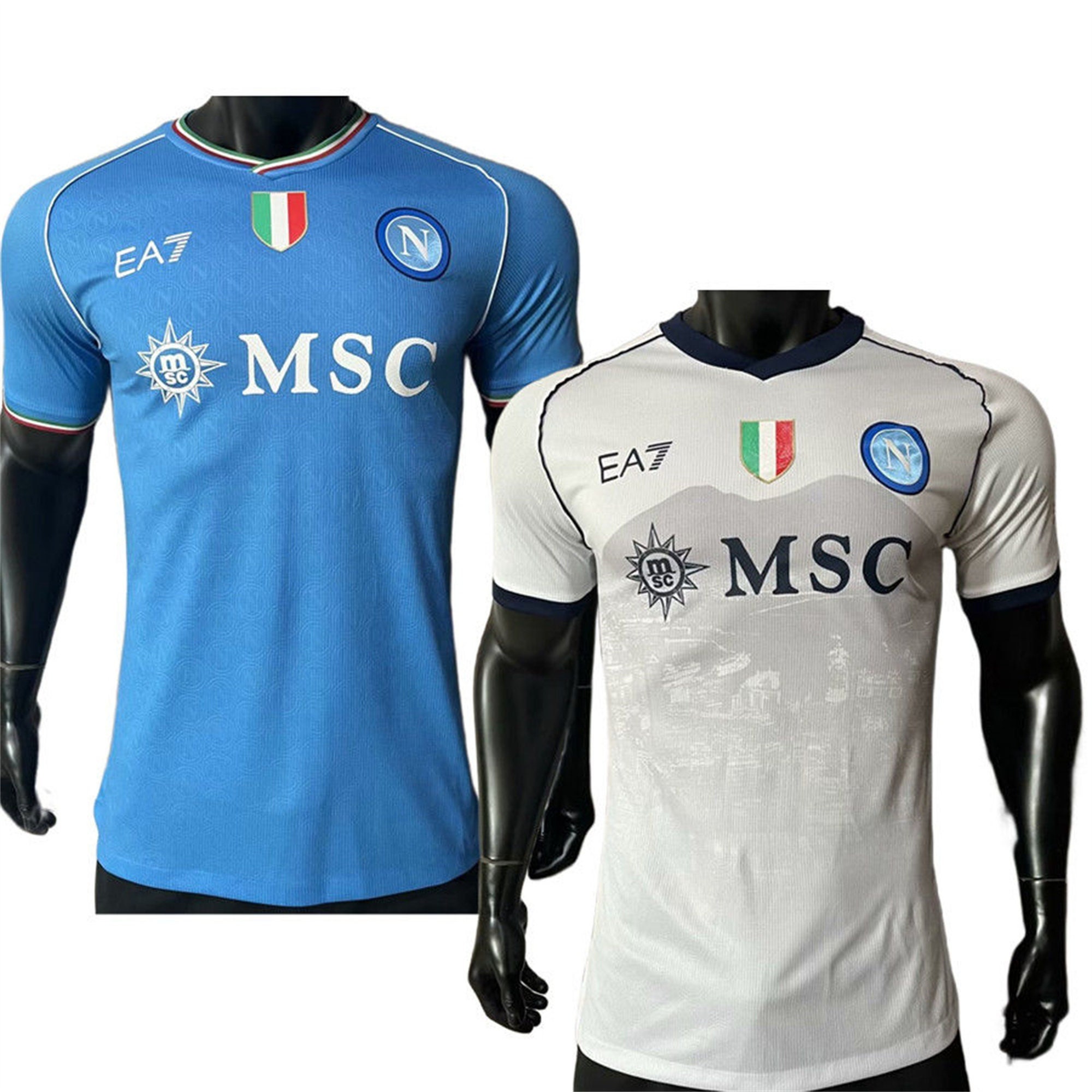 Soccer Kit - Gold/White/Blue Custom Soccer Kits/Jerseys - Vesuvius