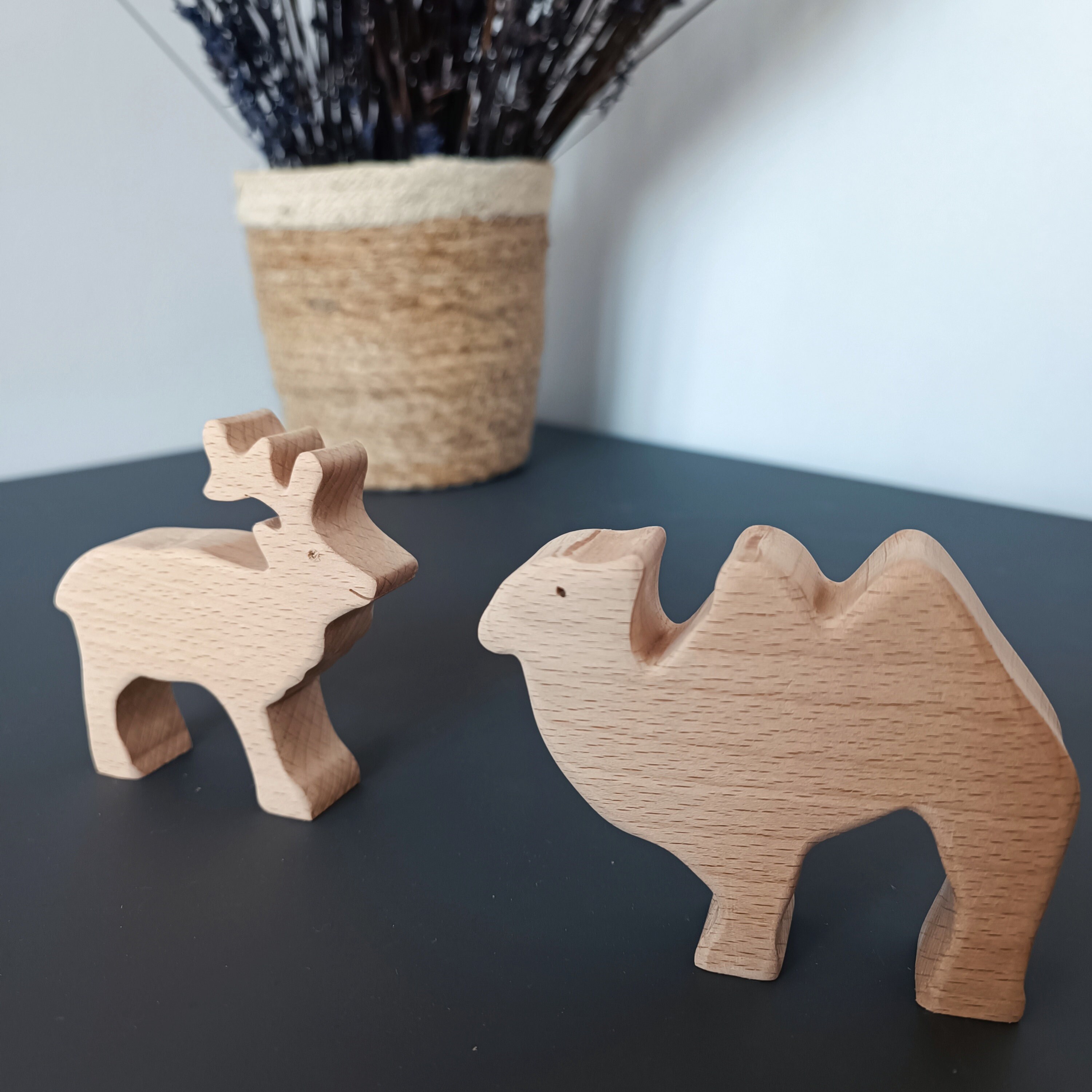 Safari Animal Figures Handmade Wooden Animal Toys Gift for Etsy