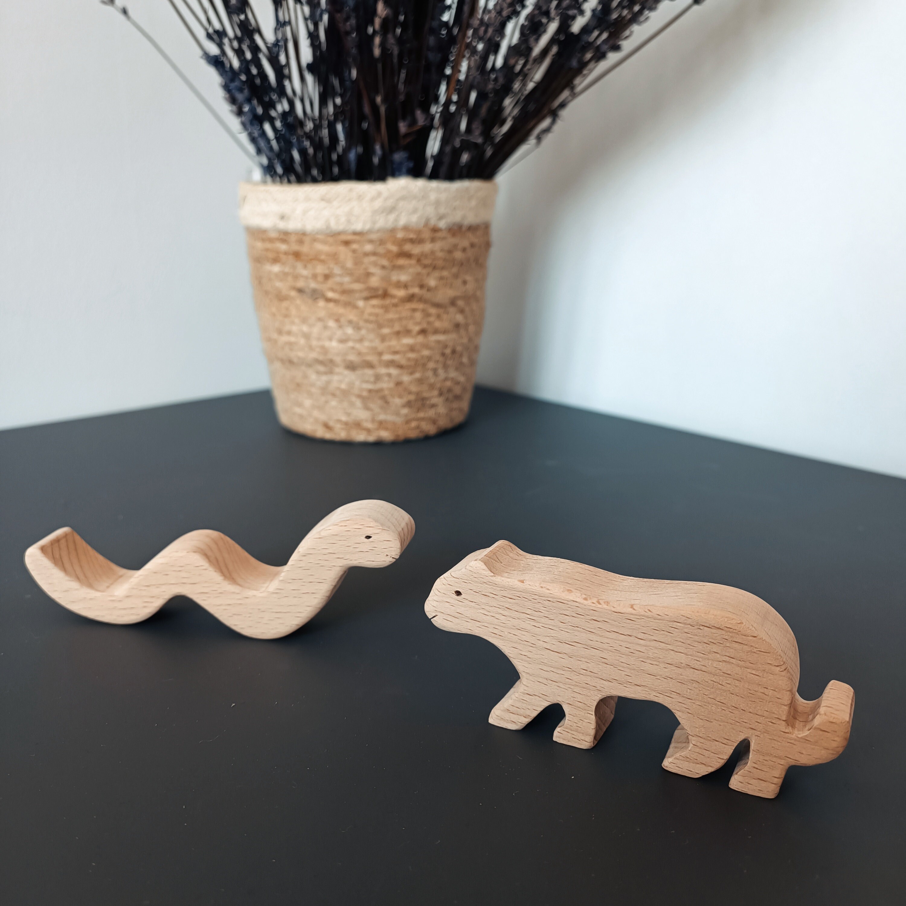 Safari Animal Figures Handmade Wooden Animal Toys Gift for Etsy