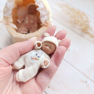 7,5cm Full Body Silicone Baby Doll, Silicone Baby, Newborn Baby Doll, Personalized Newborn Baby Doll Handmade