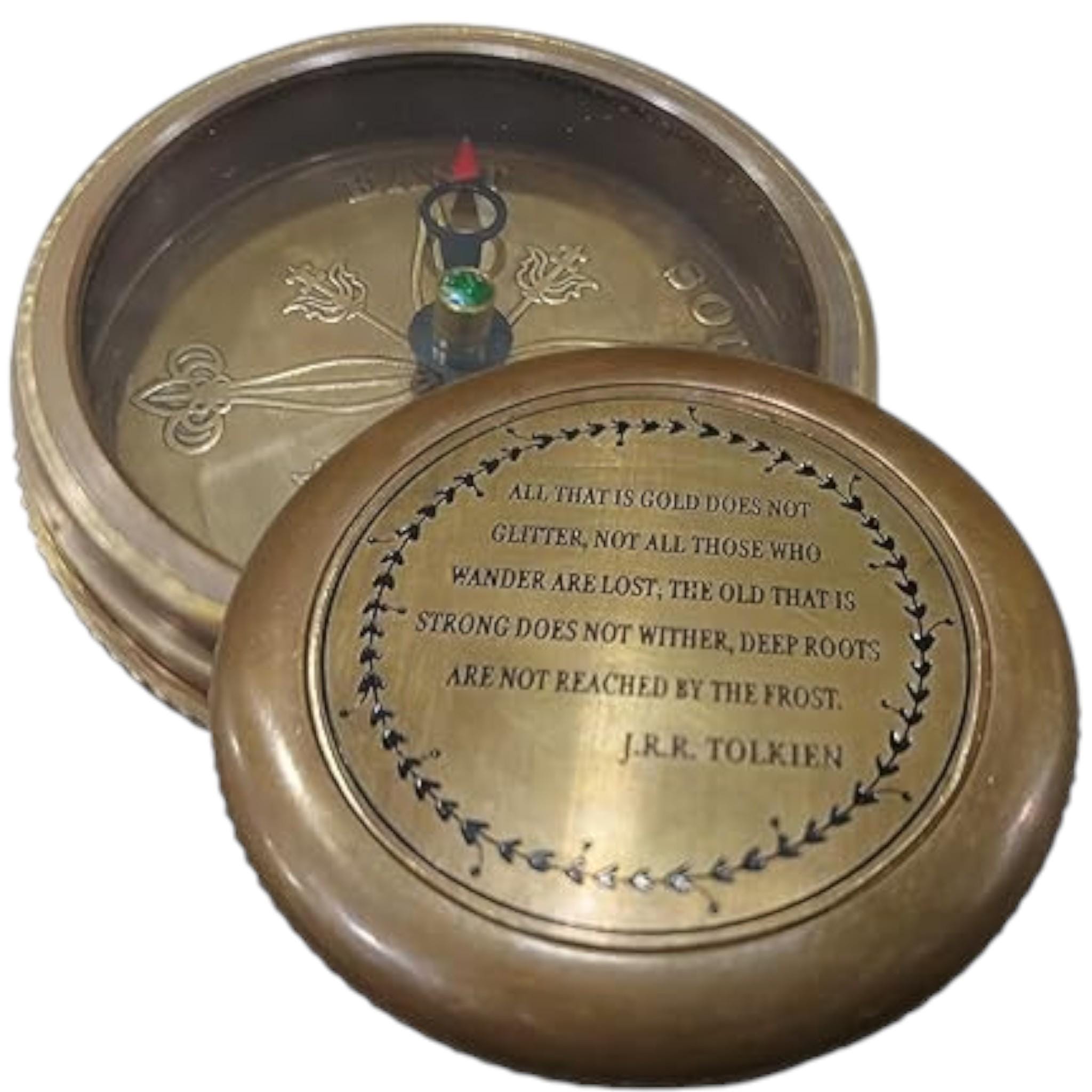 中古】【未使用・未開封品】NAUTICALMARTヴィンテージ真鍮コンパス