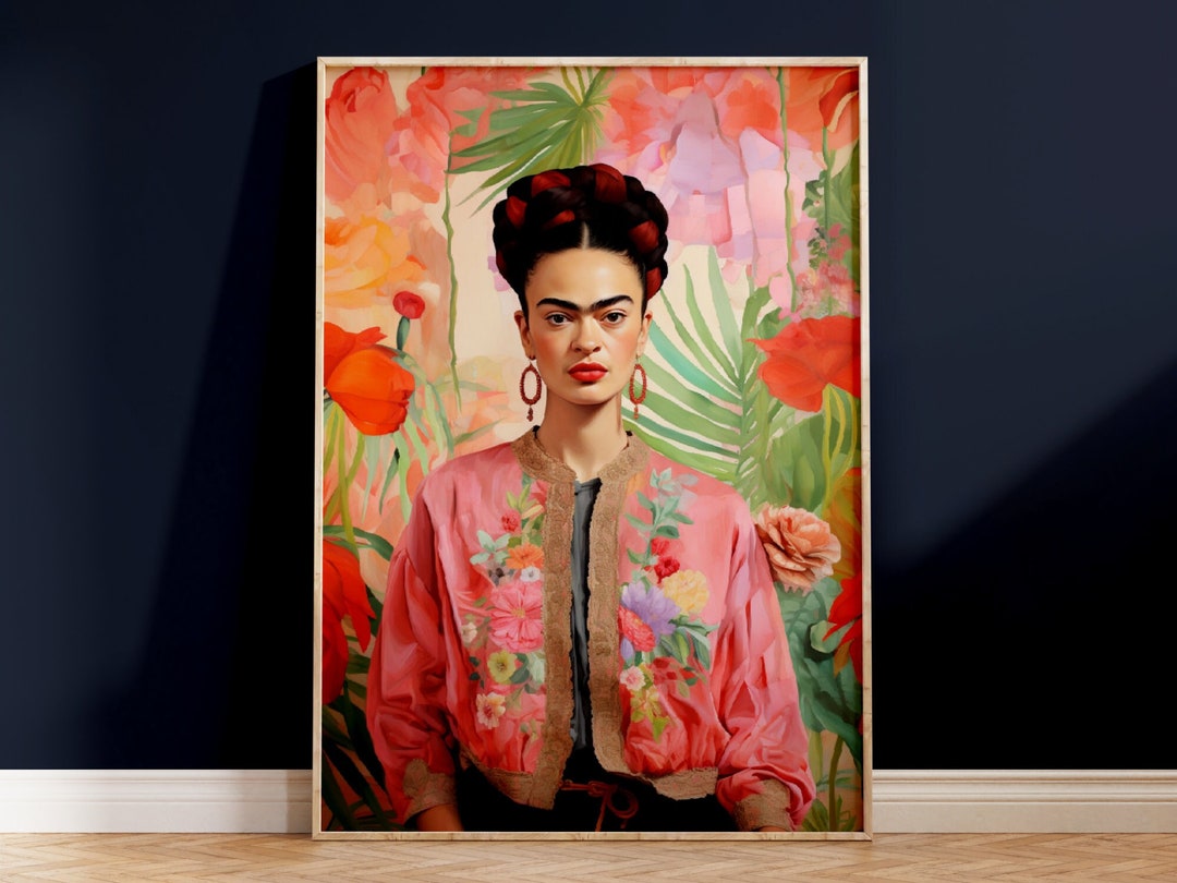 Tableau sur toile, affiche Pancho Villa et l'Adelita de Frida Kahlo