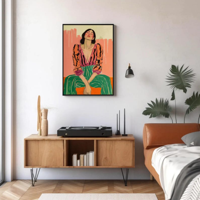 feminist poster | eclectic female empowerment art print