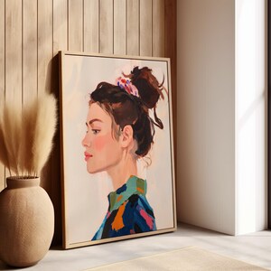 woman poster - female wall art - modern female decor - female empowerment poster - empowered woman