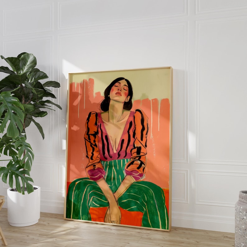 feminist poster | eclectic female empowerment art print
