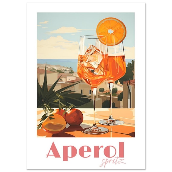 Aperol Spritz Poster 50 X 70 Cm - Etsy