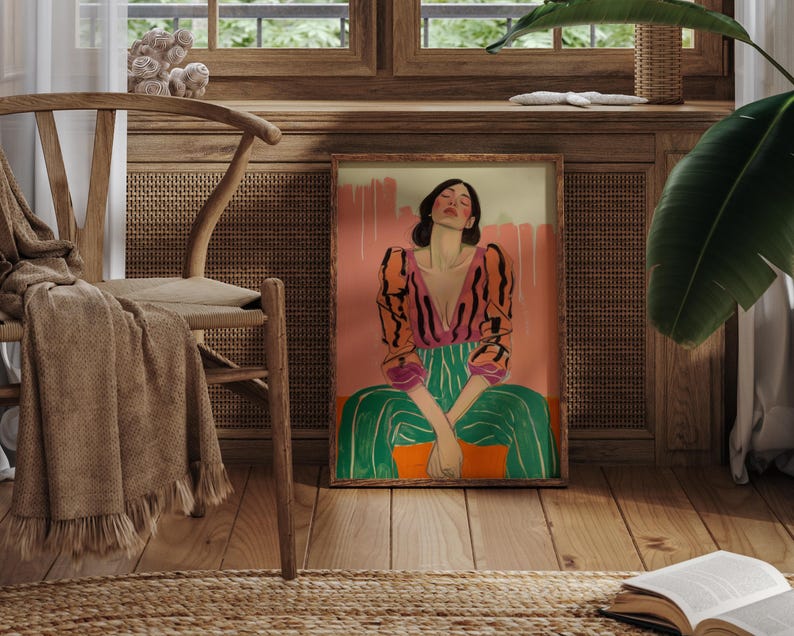 feminist poster | eclectic female empowerment art print