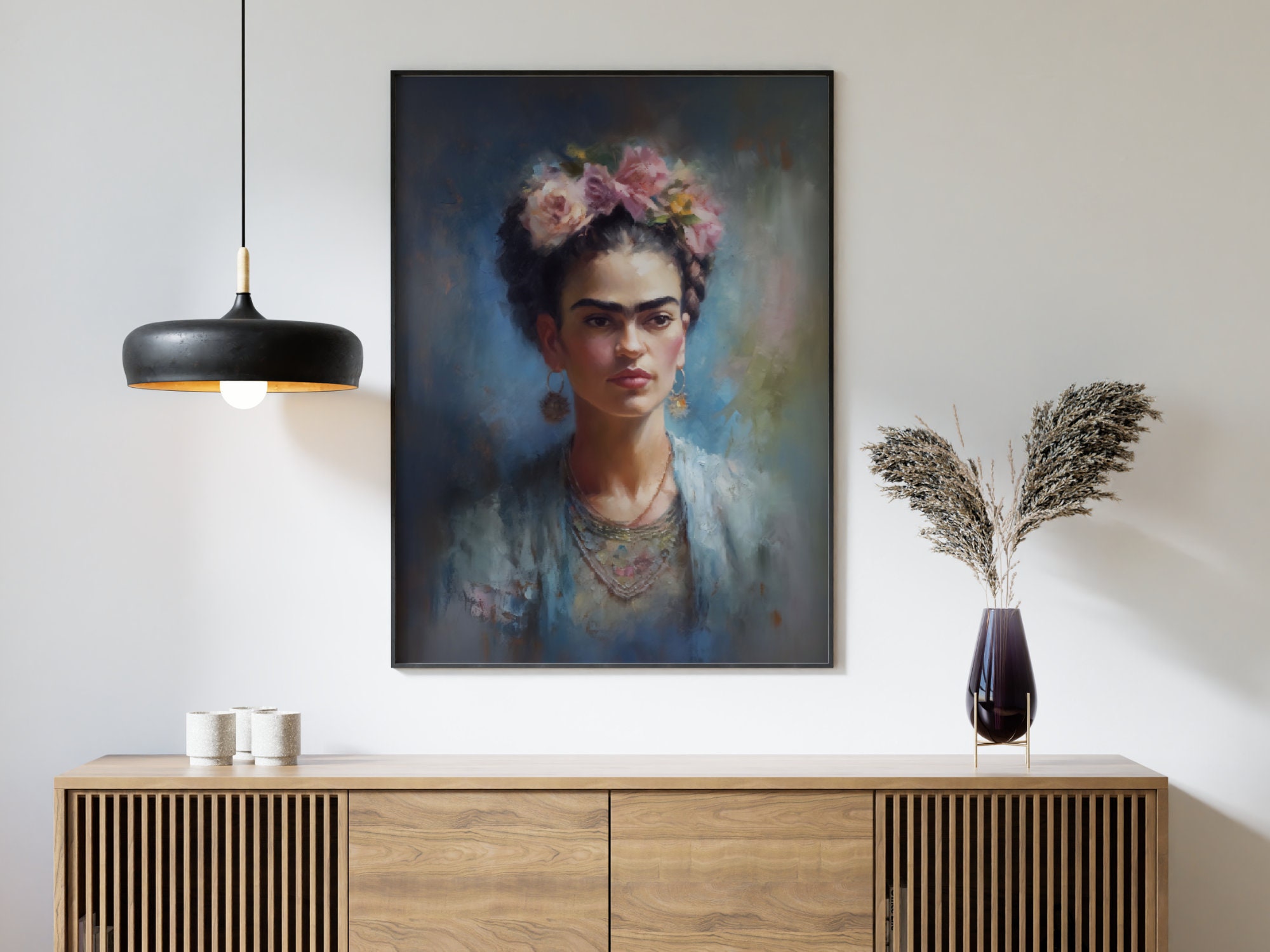 Frida Kahlo Poster Frida Kahlo Oil Painting Frida Art - Etsy