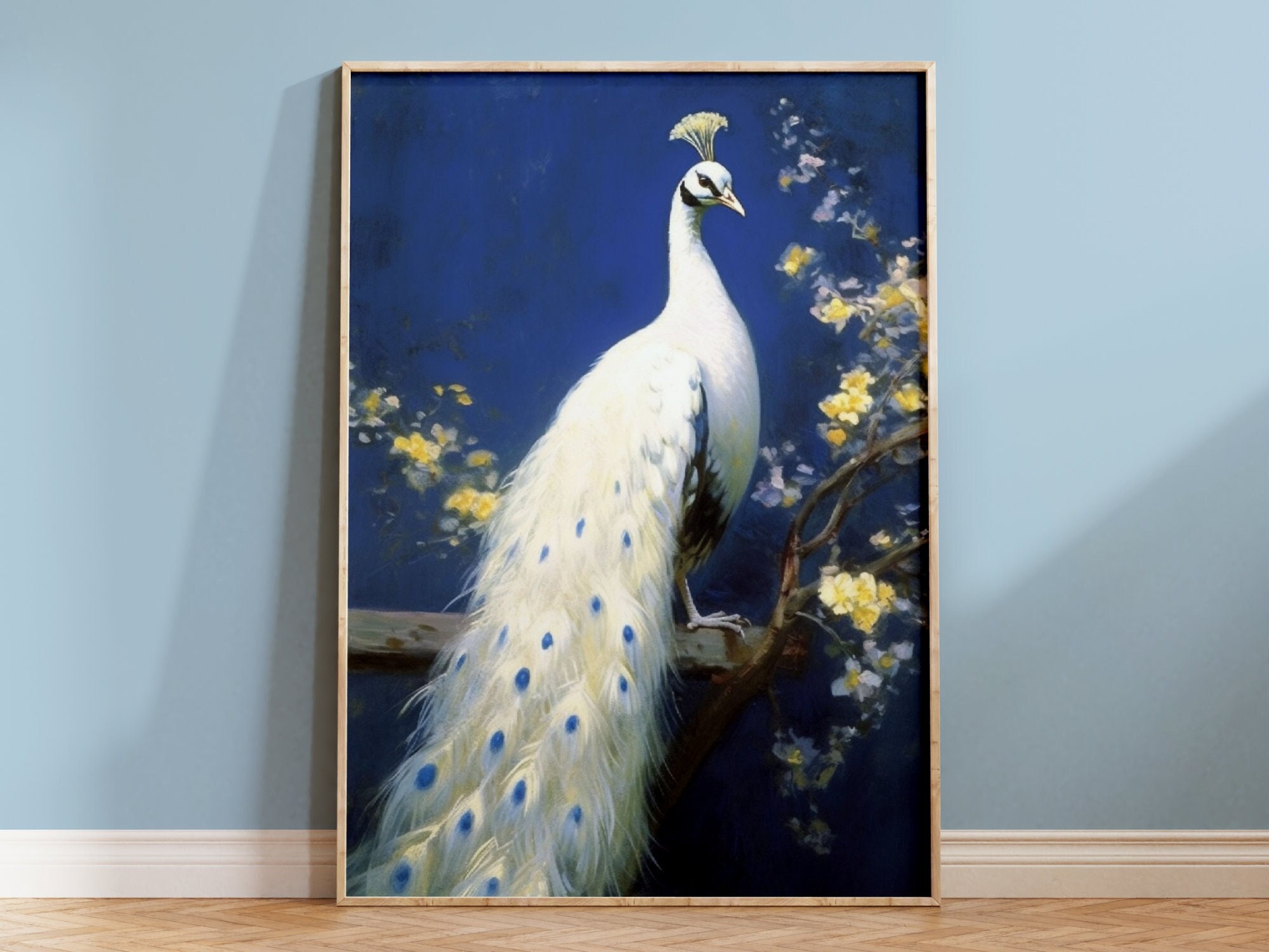 孔雀のポスター白い孔雀のアート プリント | 写真 白い孔雀のアート