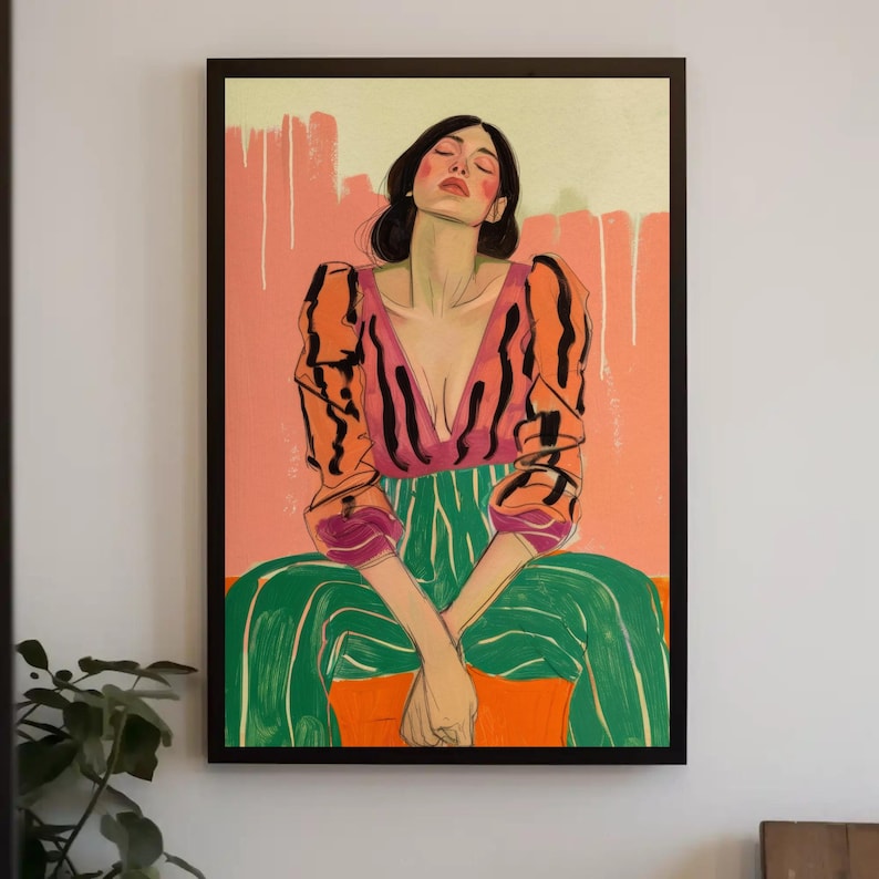 feminist poster | eclectic female empowerment art print