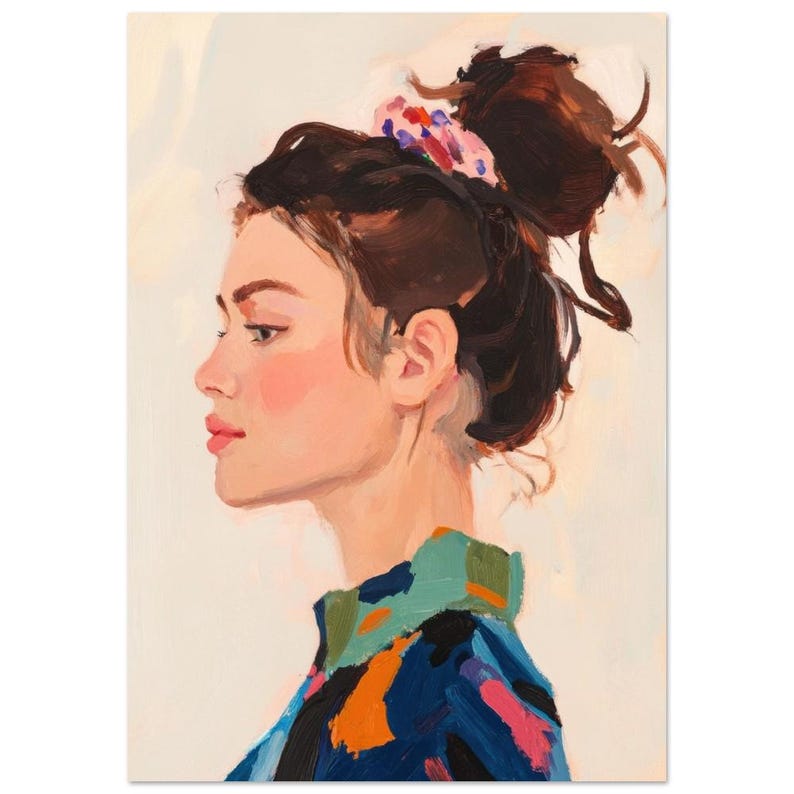 woman poster - female wall art - modern female decor - female empowerment poster - empowered woman