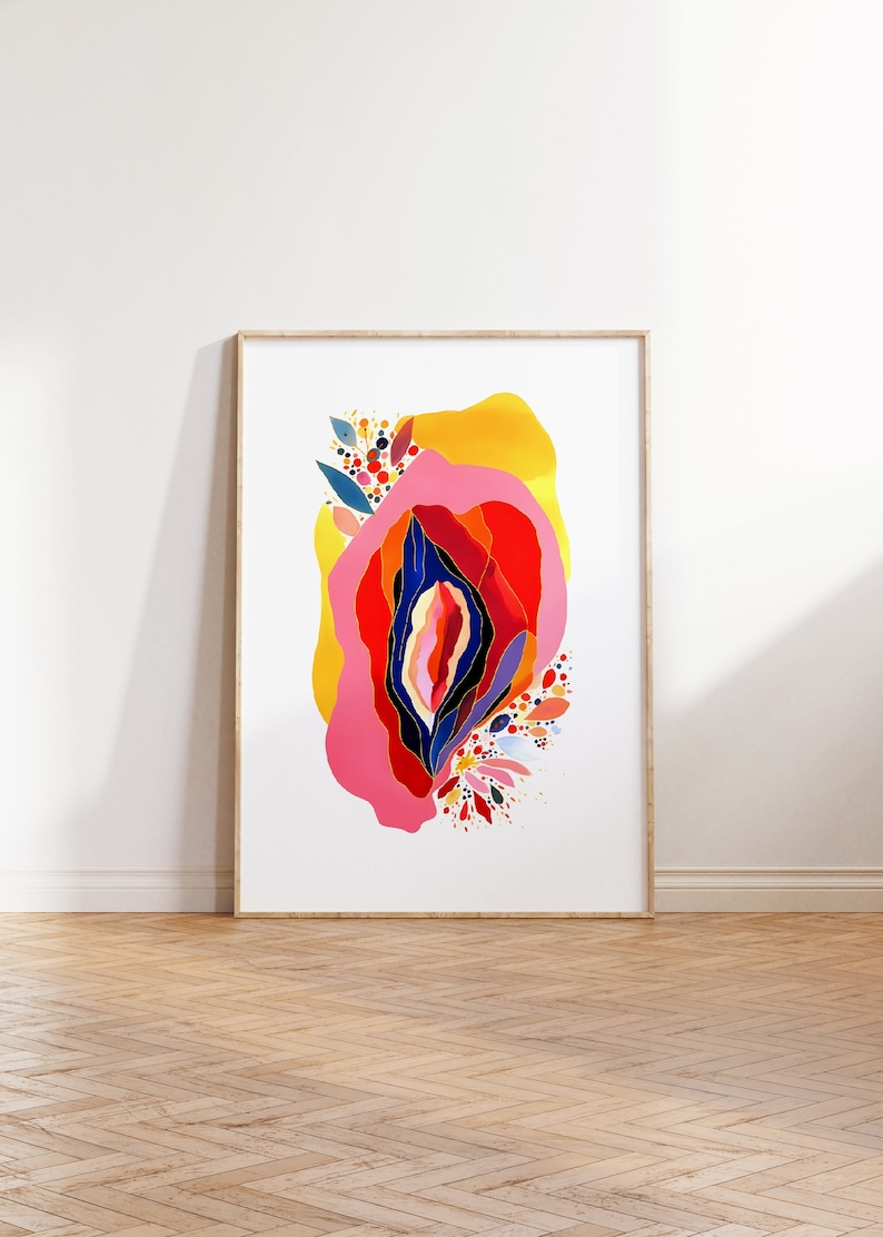 Vulva Poster 57 Ratio Digital Download Etsy