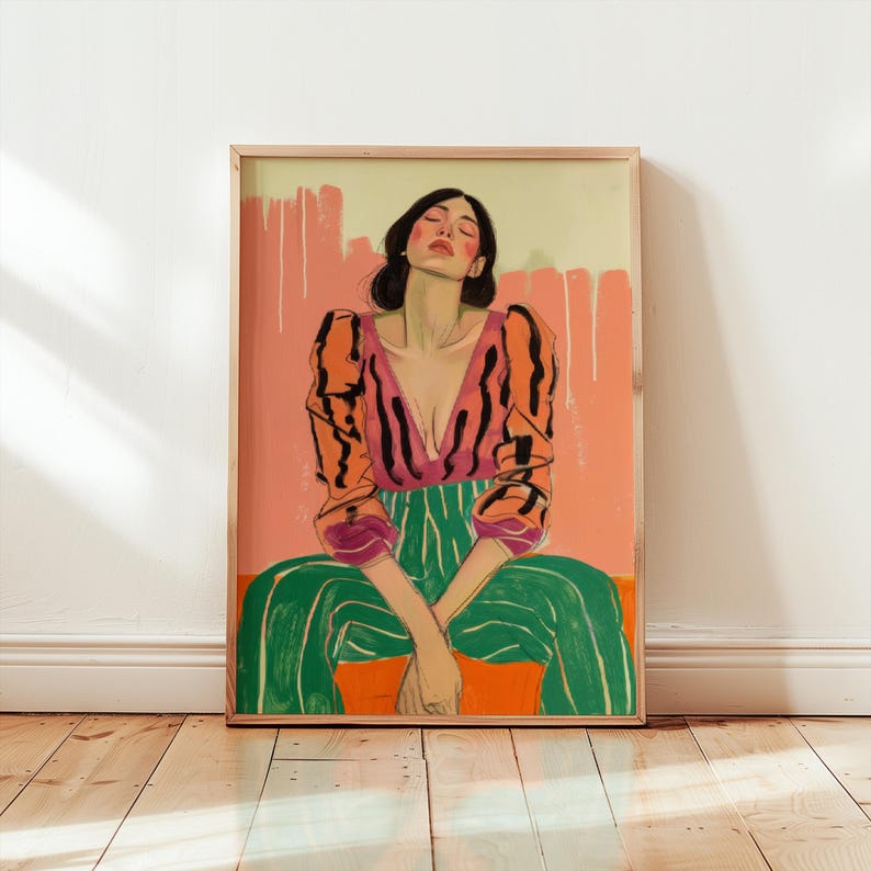 feminist poster | eclectic female empowerment art print