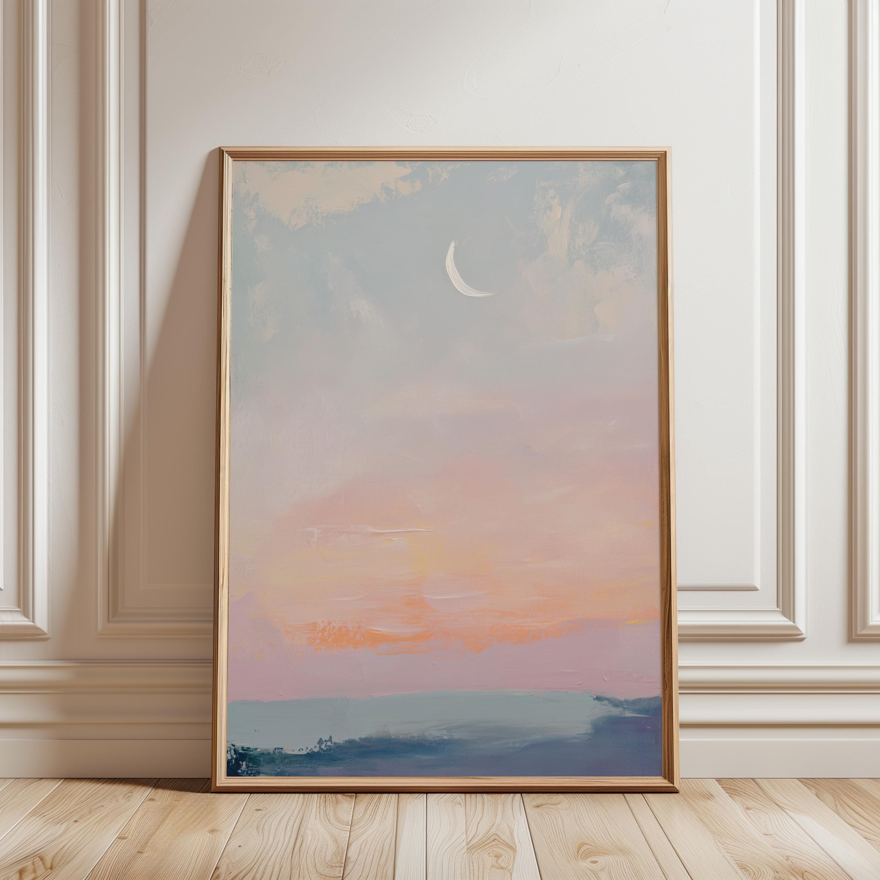 絵画 MODERN PEOPLES HalfMoon texture art Moon Texture Art - Etsy New Zealand