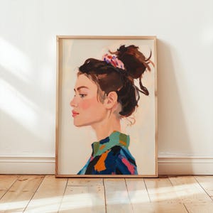 woman poster - female wall art - modern female decor - female empowerment poster - empowered woman