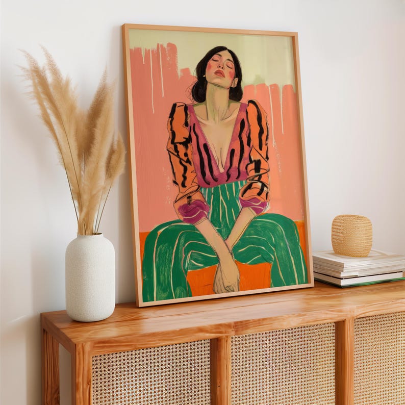 feminist poster | eclectic female empowerment art print