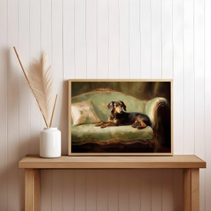 vintage dog poster
