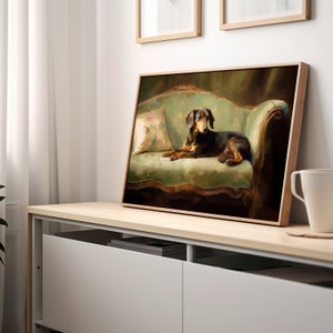 dachshund poster vintage