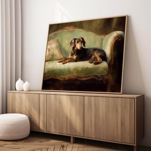 vintage dog poster