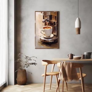 coffee painting | espresso poster | kitchen wall art