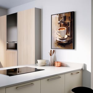 coffee painting | espresso poster | kitchen wall art