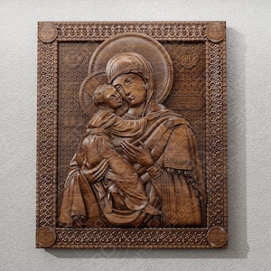 Religious Icon - STL File For CNC Wood Carving