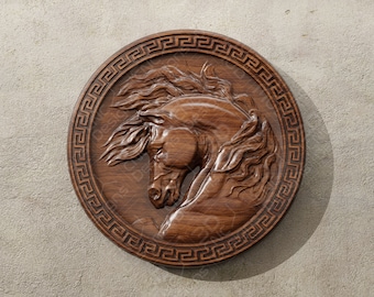 Horse V3 - STL File For CNC Wood Carving
