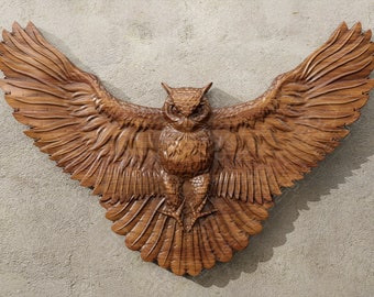 Owl V2 - STL File For CNC Wood Carving