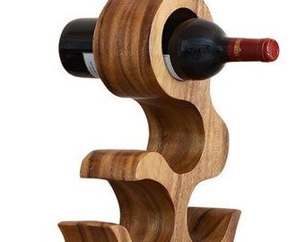 Laser Cut Wooden Wine Rack CNC Router Template DWG File Laser Cut File ...