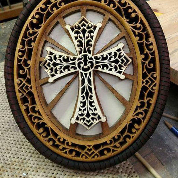 Wooden Cross Cnc File - Etsy