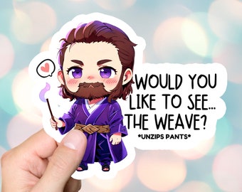 Gale of Waterdeep Funny Sticker Valentines Dekarios BG3 Dungeons and Dragons Gift Cute Stickers Baldurs Gate 3 Kawaii Present