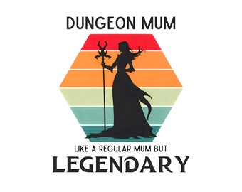 DND Mum Sorcerer Legendary Tshirt, Dungeon Mum, Legendary Mother, Funny Gift For Mothers