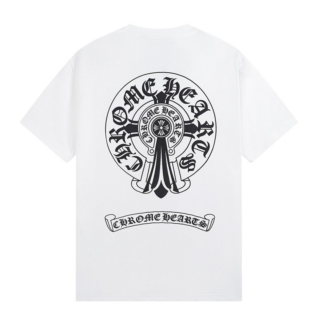 Chrome Hearts - Authenticated T-Shirt - Cotton White for Men, Very Good Condition