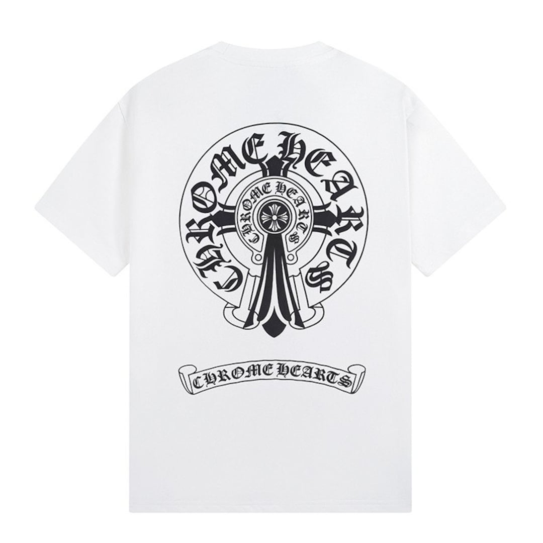 White Chrome Hearts Tshirt Chrome Hearts Tshirt Birthday Etsy