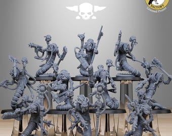 Scavenger Serpents - StationForge miniatuur voor tafelblad oorlogsspellen, schaal 28 mm