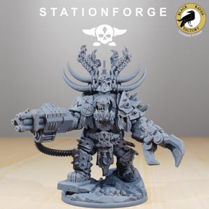 Orkaz Grand Nutta - Big Boss Ork - miniatura StationForge per wargame da tavolo, scala 28mm