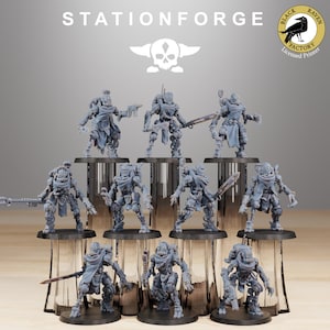 Scavenger Junkbots Builder - StationForge miniatuur voor tafelblad oorlogsspellen, schaal 28 mm