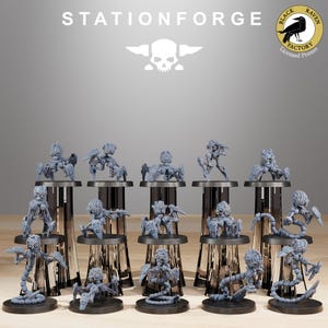Scavenger Bots 2.0 - StationForge miniature for tabletop wargames, 28mm scale