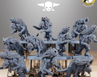 Xenarid-Mörser - Xenarid-Mörser - StationForge-Miniatur für Tabletop-Kriegsspiele, 28-mm-Maßstab