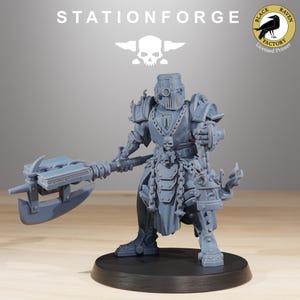 Scavenger Frontliners Leader - StationForge miniature for tabletop wargames, 28mm scale