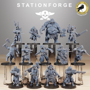 Corrupted Guard - Garde Corrupte - StationForge miniatures for tabletop wargames, 28mm scale