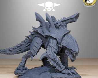 Xenarid Predator (1 miniature) - StationForge miniature for tabletop wargames, 28mm scale