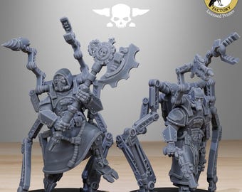Scavenger Octapods (set di 2 miniature B) - Miniatura StationForge per wargame da tavolo, scala 28 mm